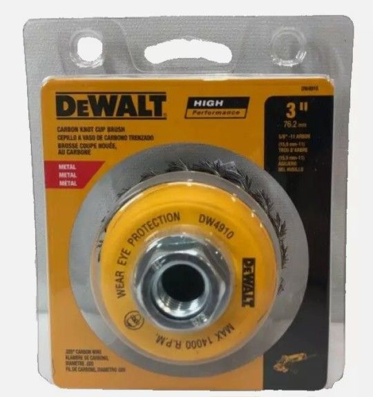 DeWalt Carbon Knot Cup Brush