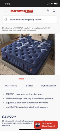 Stearns And Foster KING-17”    $999.99