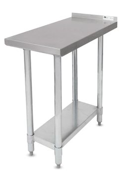 NEW 15" x 36" Filler Work Prep Table Stainless Steel John Boos EFT8-3615 With Back Splash #5021