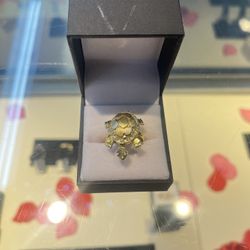 14k Gold Turtle Ring 