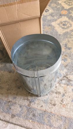 Steel vent duct