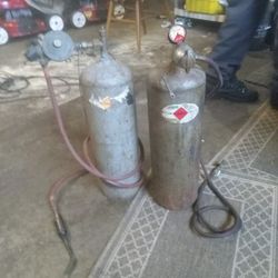 Acetylene Torch Tanks 