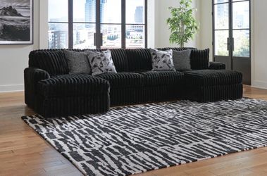 Midnight Double Chaise Sectional. 🚚WE DELIVER🚚
