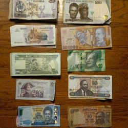 Foreign Currency/ Money Real Bills Paper Coins Note