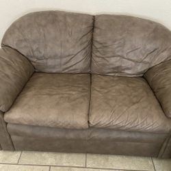 Leather Sofa And Love Seat 