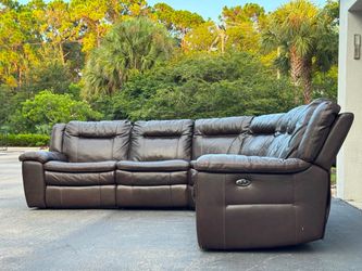 Couch/Sofa Sectional - Electric Recliners - Brown - Delivery Available 🚛
