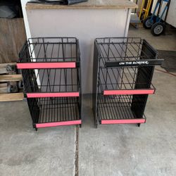 2 nice metal displays