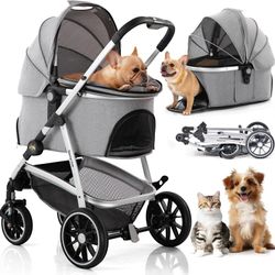 70% off! Kenyone Pet Stroller 3 in 1 Dog Stroller 