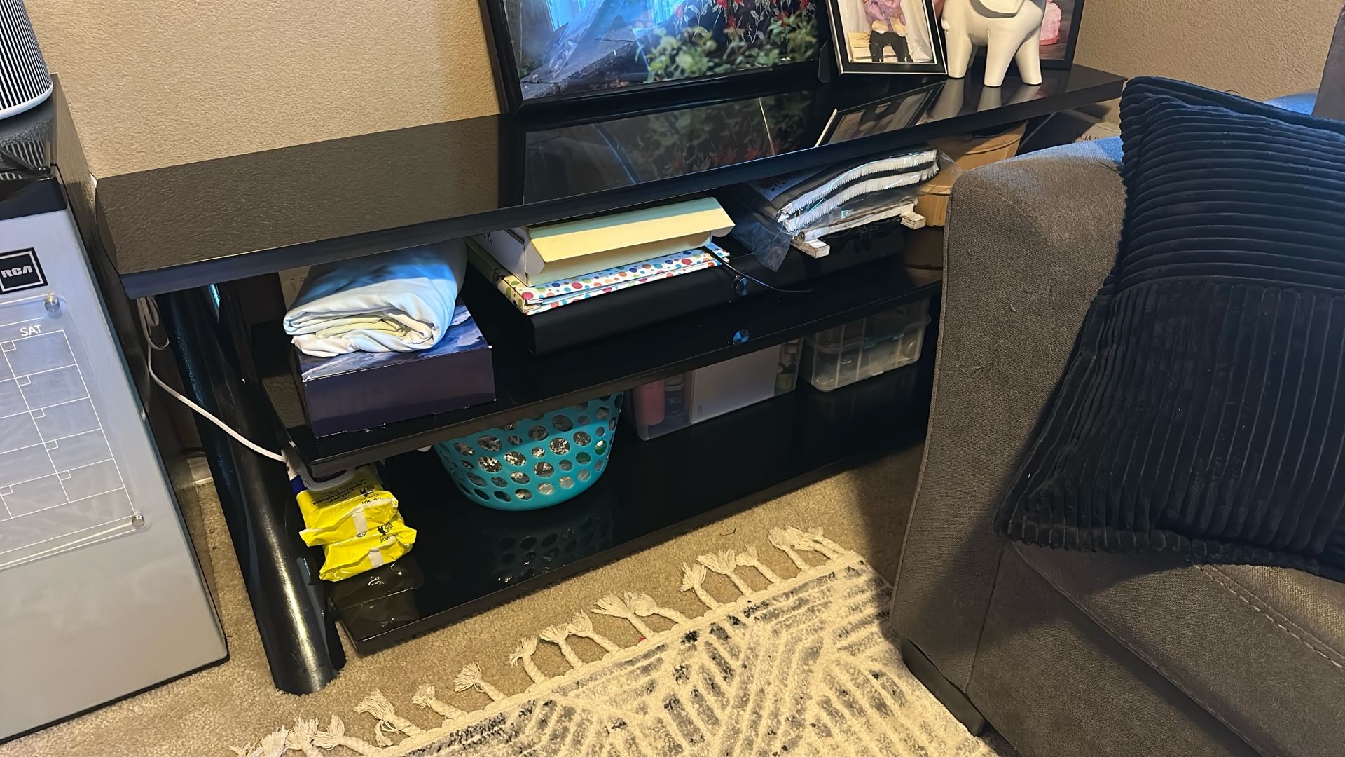 Glass TV Stand