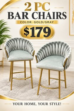 2 Pc Bar Chairs