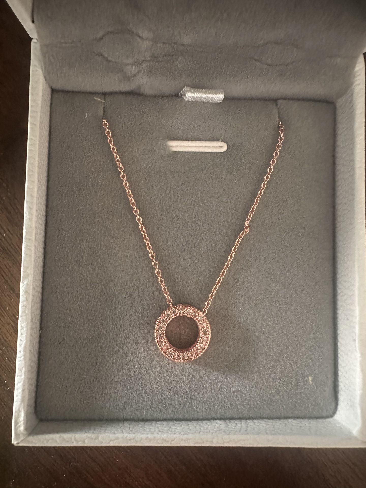 Rose Gold Pandora Necklace