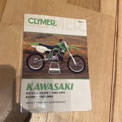 Kawasaki Clymer Manual- Kx125, 250, (contact info removed)-2004  