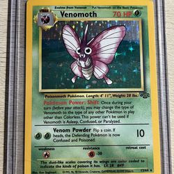 Venomoth Holo Rare Pokemon Card Jungle Set #13/64 for Sale in Ronkonkoma, NY - OfferUp Venomoth Holo Rare Pokemon Card Jungle Set #13/64 for Sale in Ronkonkoma, NY - OfferUp