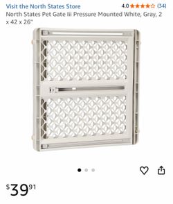 North States Pet Gate III Pressure Mounted