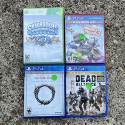 X Box And PlayStation 4 Games