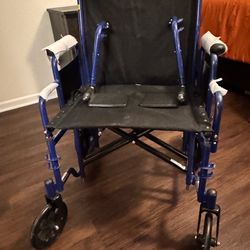 Portable transport wheelchair