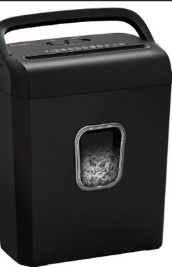 Bonsaii 6-Sheet Cross-Cut Paper Shredder (Model C237-B)