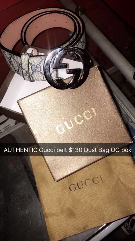AUTHENTIC Gucci & Burberry belts for sale