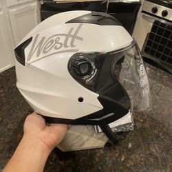 Westt Helmets for Adults Open Face Helmet Dual Sun Visor– Motorcycle Helmet Size Medium Men & Women
