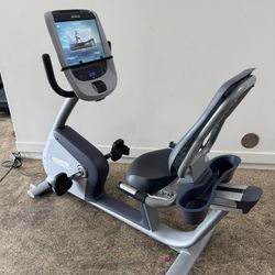 Precor RBK 885 Recumbent Bike w/ P80 Console
