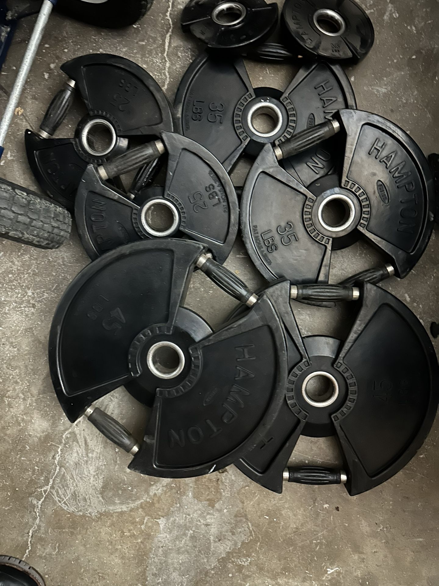 Hampton Olympic Plates 2/45-35-25-10-5 $550 Firm