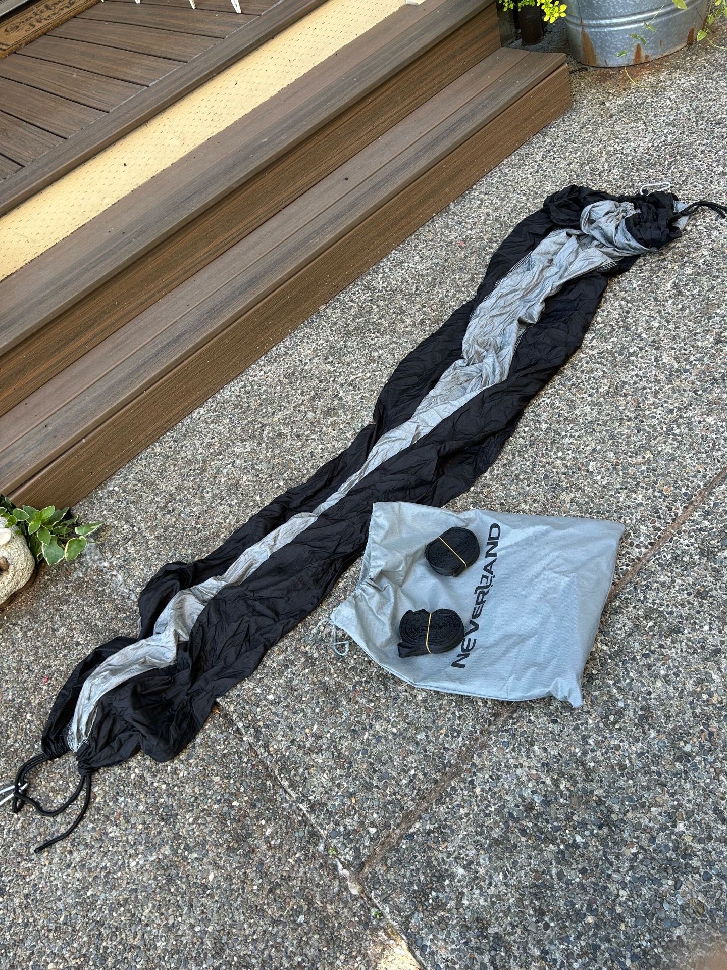New Basecamp Black/Grey Hammock
