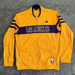 LA Lakers Warmup Jacket Size Large