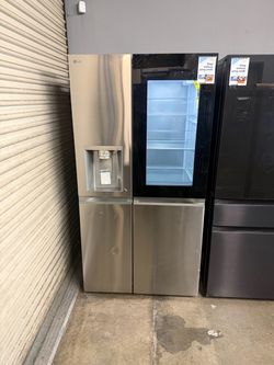 LG Instaview Side By Side Stainless Steel Refrigerator With Craft Ice 😍