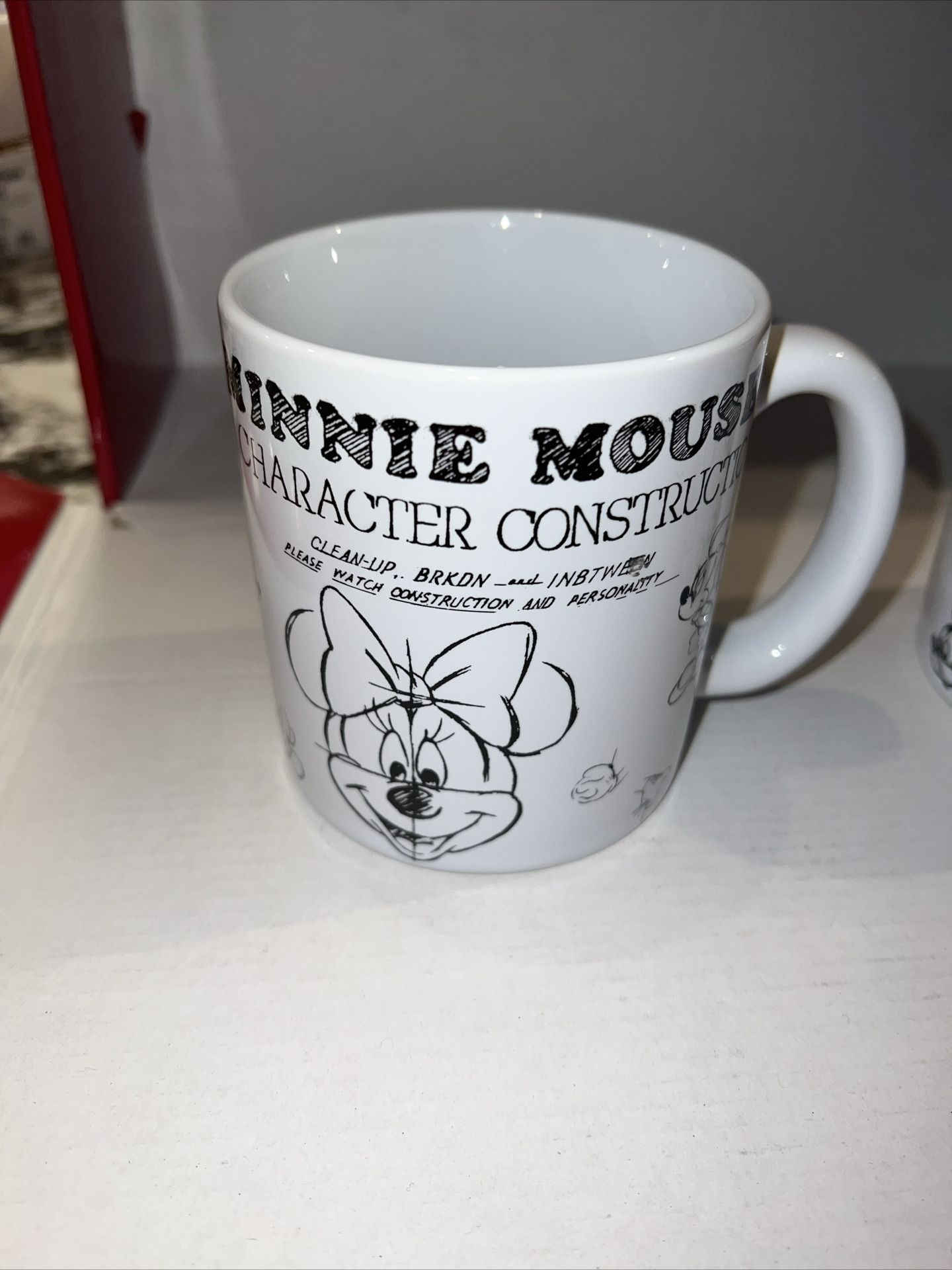 Mickey Mouse & Minnie Mouse Mug Set Character Construction Mug Collectible