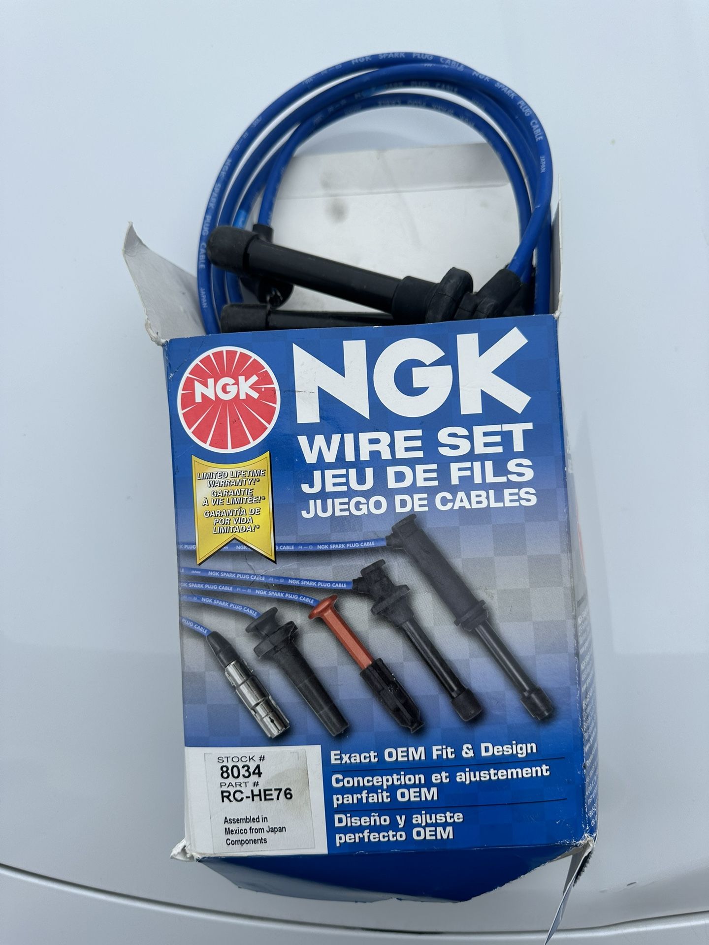 NGK spark Plug Wires For Honda/Acura