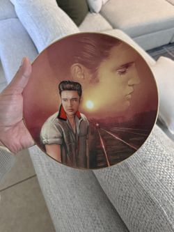Vintage Mystery Train Plate