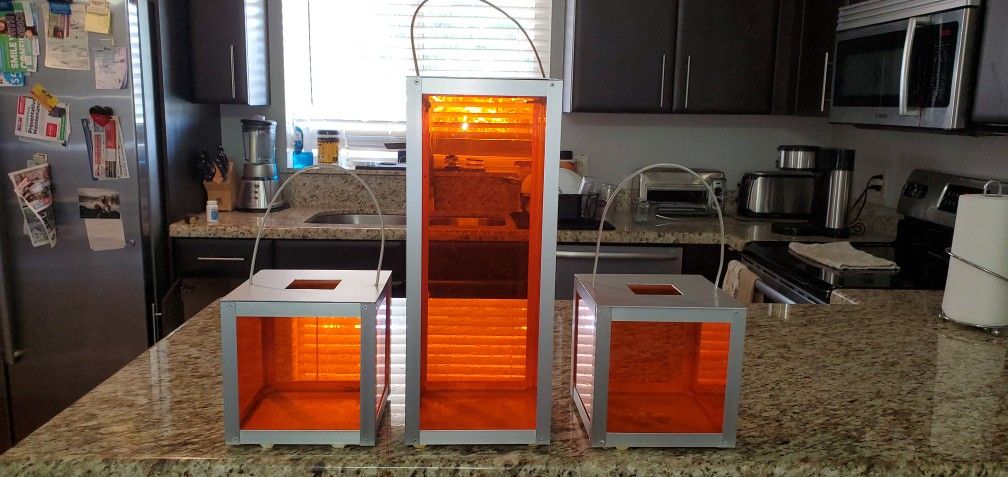 Gandia Blasco 1 Foral Vertical And 1 Pair Of Foral Cuadrado Candle Holders