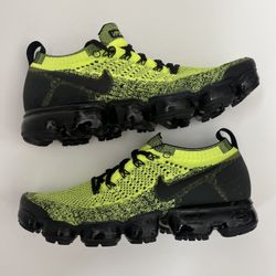 RARE Nike Air VaporMax Flyknit 2 2018 Volt Neon Size 8.5 NO BOX  Pre-Owned 