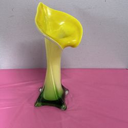 Calla Lily Glass Vase, Jack In The Pulpit