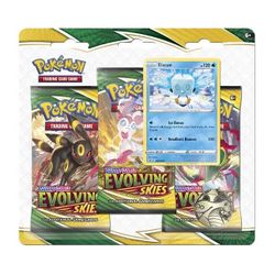 Pokemon TCG (Evolving Skies) Eiscue Blister 3 Pack
