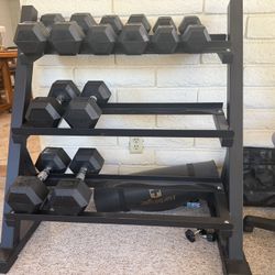 Free Weights +rack 