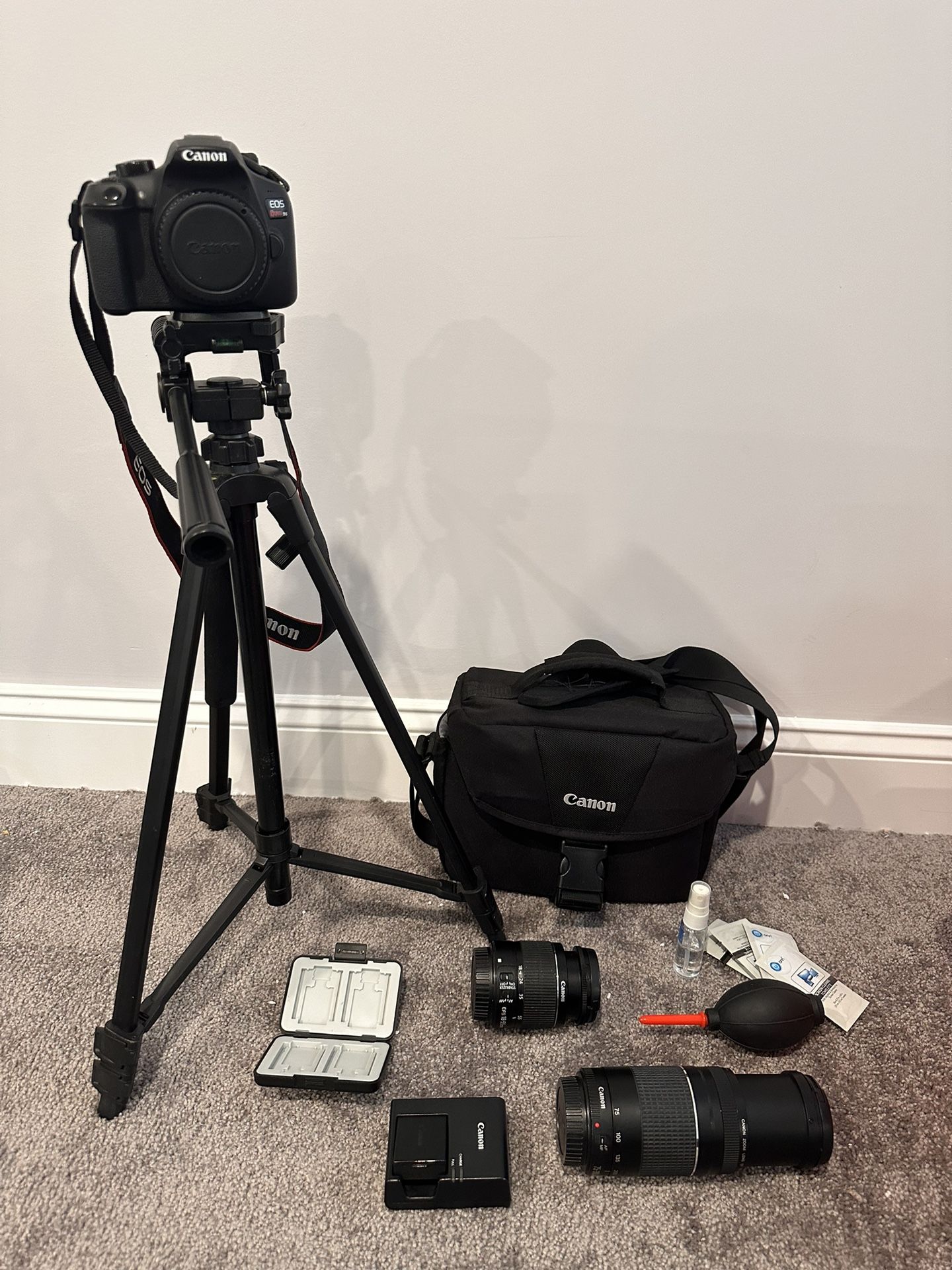 Canon EOS Rebel T6 with Accessories