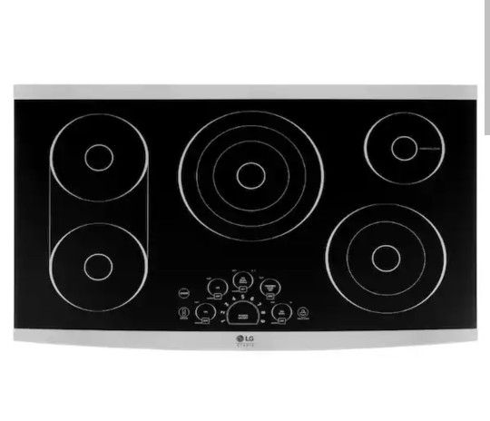 LG Studio LSCE365ST Radiant Cooktop – New in Open Box