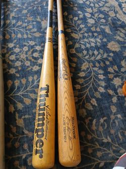 Vintage Wood Baseball Bats
