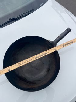 Cooking Pan - Large 15” and 5” Deep Wok Pan #39. In Fair Condition, Not Bent nor Warped. Simply Normal Wear.