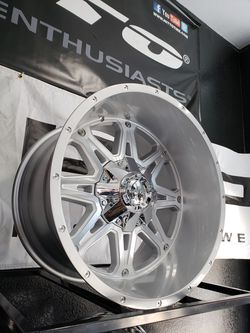 20" Onyx 20x12 rims offroad wheels for 6x139.7 chevy/gmc
