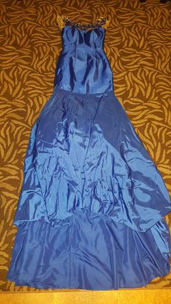Royal blue mermaid gown