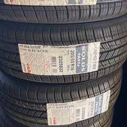 205/55/16 Kumho Tires