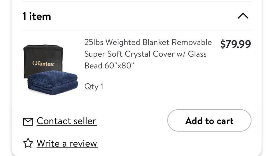 25lbs Weighted Blanket for sale