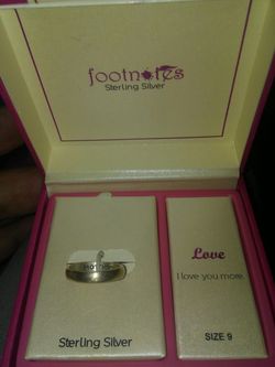 New ring sterling silver