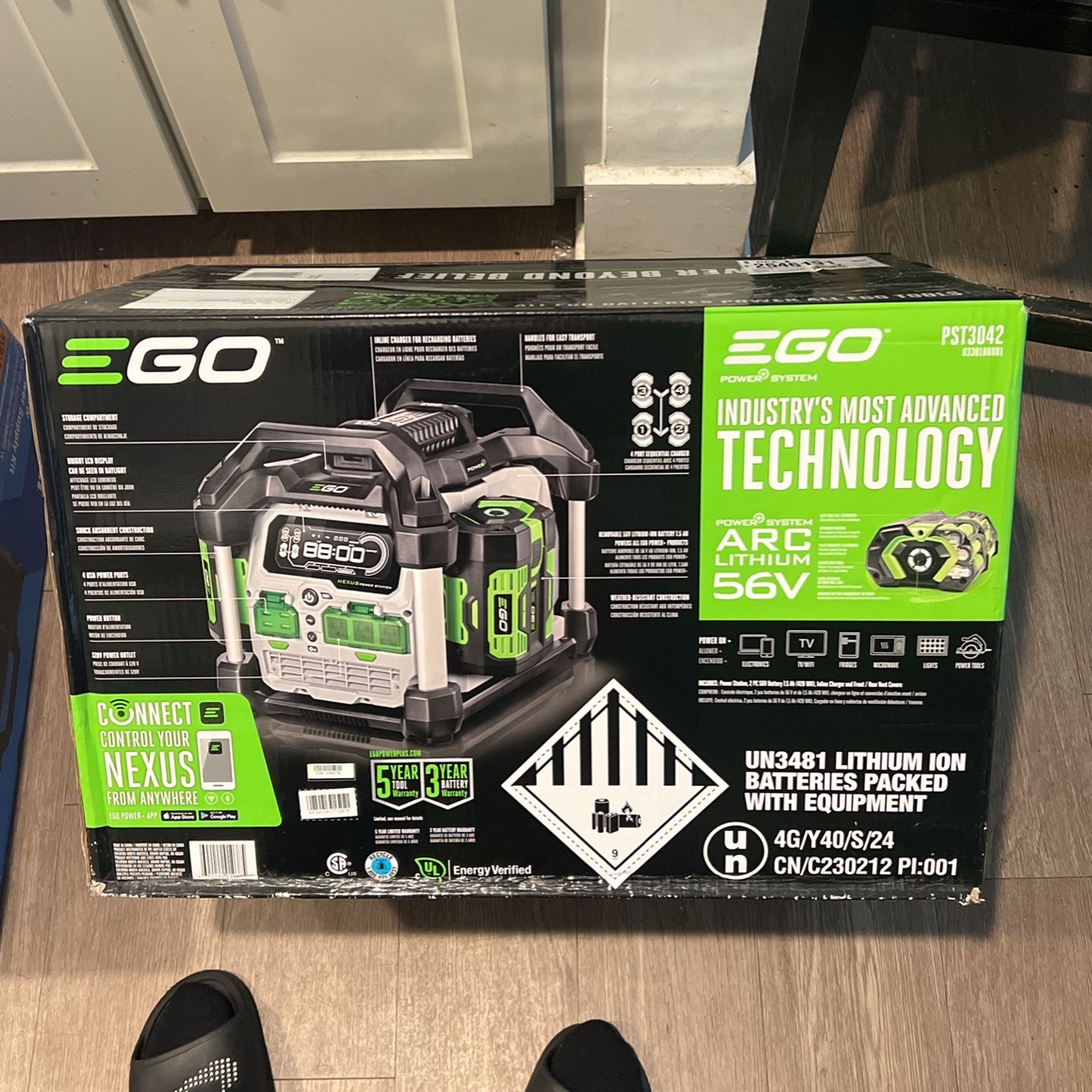 NEW EGO PST3042 3000W Nexus Portable Power Station Kit 