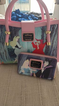 Disney Sleeping Beauty Fairy Godmothers Pink Handbag