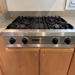 Viking Professional 30" Wide Built-in Gas Rangetop