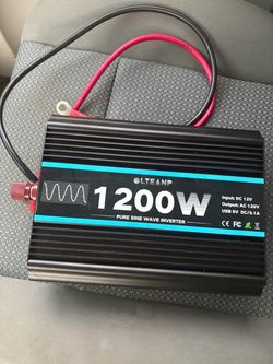 LTE NP 1200W Power Inverter + Full Kit (Barely Used)