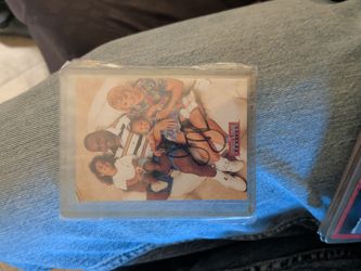 Signed Thurman Thomas Card